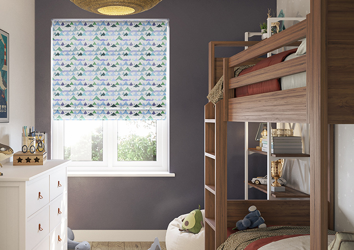 Cloudy Peaks, Icicle - Twist&Fit Roman Blind - Image 3